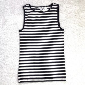 J. Crew Striped Shell Tank Top